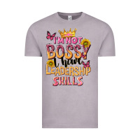 Vintage Zinc im not bossy i just have leadership skills Vintage Tee - NancyCooperArtShop