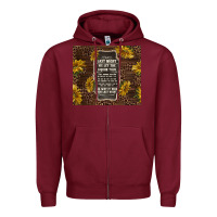 Burgundy we let the liquor talk with sunflowers Zipper Hoodie - TumblerDesignByShophia