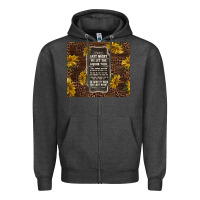 Charcoal Heather we let the liquor talk with sunflowers Zipper Hoodie - TumblerDesignByShophia