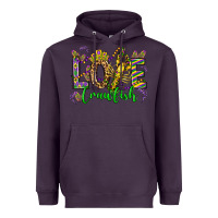 Plum love crawfish mardi gras olivia Heavyweight Hoodie - OliviaCreatesArt