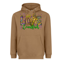 Toasted Coconut love crawfish mardi gras olivia Heavyweight Hoodie - OliviaCreatesArt