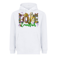 White love crawfish mardi gras olivia Heavyweight Hoodie - OliviaCreatesArt