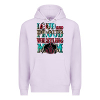 Lilac Loud and proud wrestling Mom Mother's Day Premium Hoodie - CowGirlArtShop