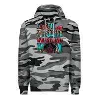 Slate Camo Loud and proud wrestling Mom Mother's Day Premium Hoodie - CowGirlArtShop