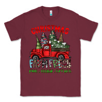 Burgundy christmas farm fresh Classic Tee - CowhideDigitalArt
