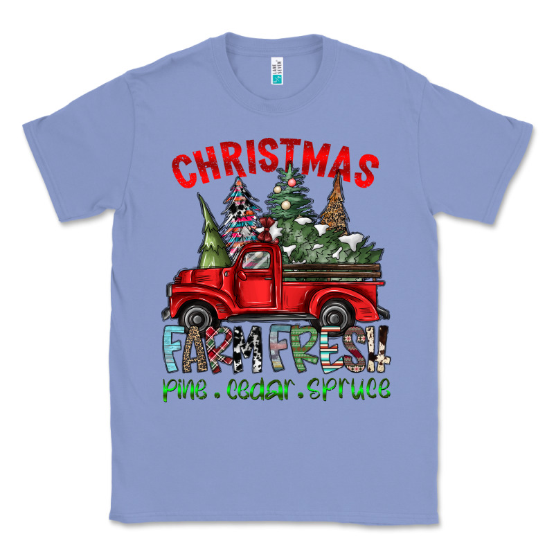 Christmas Farm Fresh Classic Tee by CowhideDigitalArt | Teevron