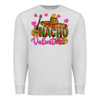 Dove Grey nacho valentine Premium Sweatshirt - OliviaCreatesArt