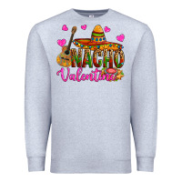 Heather Grey nacho valentine Premium Sweatshirt - OliviaCreatesArt