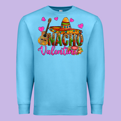 Nacho Valentine Premium Sweatshirt Designed By Oliviacreatesart