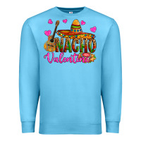 Ocean Blue nacho valentine Premium Sweatshirt - OliviaCreatesArt