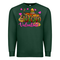 Sports Green nacho valentine Premium Sweatshirt - OliviaCreatesArt