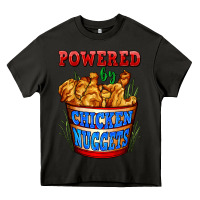 Asphalt powered by chicken nuggets Heavy Core Tee - AdoDesignShop