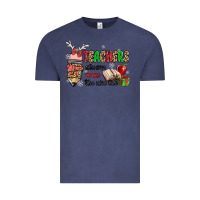 Vintage Denim teachers always make the nice list Vintage Tee - MaliasSmallBusiness