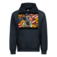 Navy Western 4th Of July Sheep Urban Hoodie - LillyAllenDesigns