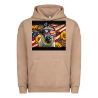 Pigment Burro Western 4th Of July Sheep Urban Hoodie - LillyAllenDesigns
