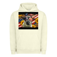 Pigment Pistachio Western 4th Of July Sheep Urban Hoodie - LillyAllenDesigns