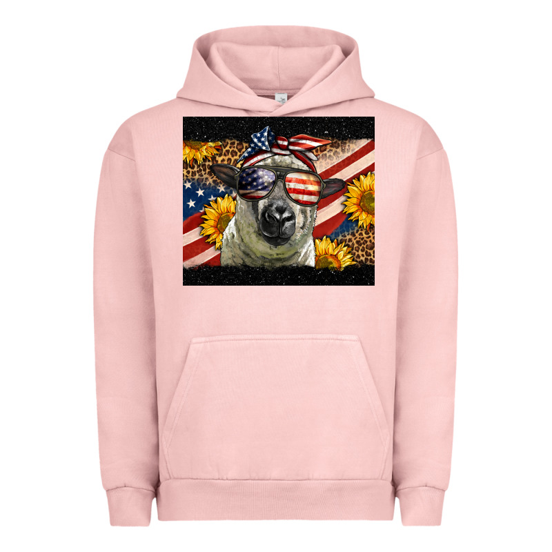 Western 4th Of July Sheep Urban Hoodie by LillyAllenDesigns | Teevron