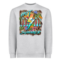 Heather Grey hot mom summer Heavyweight Sweatshirt - BarkalooDesign