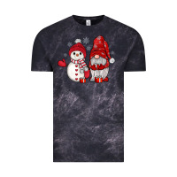 Cloud Black snowman gnome Vintage Tee - JahusDesignShop