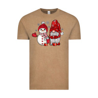 Vintage Coffee snowman gnome Vintage Tee - JahusDesignShop