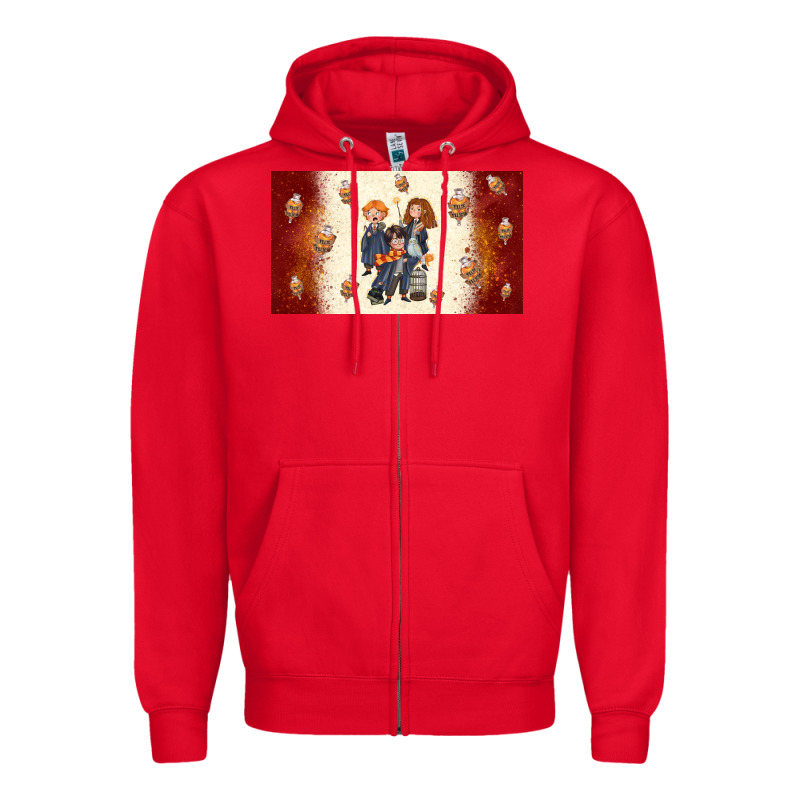Cartoon Wizards Zipper Hoodie by TumblerDesignByShophia | Teevron