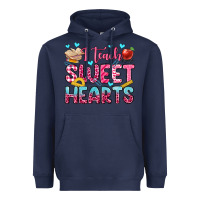 Navy i teach sweet hearts olivia Heavyweight Hoodie - OliviaCreatesArt