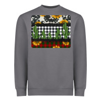 Storm cowhide cacti sunflowers christmas mousepad Heavyweight Sweatshirt - Jasminsmagicworld