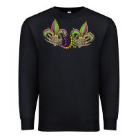 Black skeleton hands mardi gras Premium Sweatshirt - OliviaCreatesArt