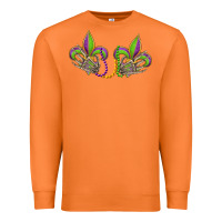 Carrot skeleton hands mardi gras Premium Sweatshirt - OliviaCreatesArt