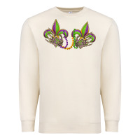 Sandshell skeleton hands mardi gras Premium Sweatshirt - OliviaCreatesArt