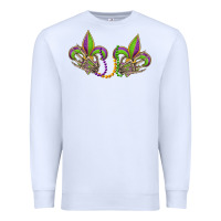 White skeleton hands mardi gras Premium Sweatshirt - OliviaCreatesArt