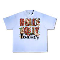Grape Ice holly jolly teacher Urban Heavy Tee - MaliasSmallBusiness