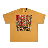 Peanut Butter holly jolly teacher Urban Heavy Tee - MaliasSmallBusiness