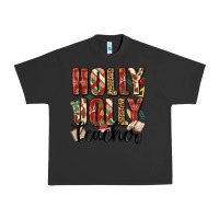 Pigment Black holly jolly teacher Urban Heavy Tee - MaliasSmallBusiness