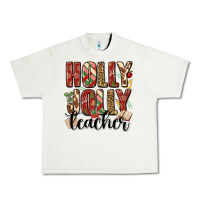 Pistachio holly jolly teacher Urban Heavy Tee - MaliasSmallBusiness