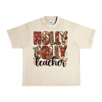 Sandshell holly jolly teacher Urban Heavy Tee - MaliasSmallBusiness