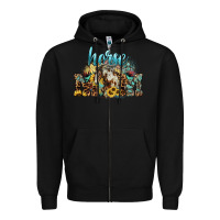 Black Horse Mom Zipper Hoodie - HowdyJamesFarm