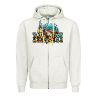 Oatmeal Heather Horse Mom Zipper Hoodie - HowdyJamesFarm