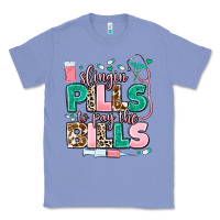 Colony Blue slingin' pills to pay the bills Classic Tee - MaliasSmallBusiness