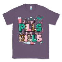 Lavender slingin' pills to pay the bills Classic Tee - MaliasSmallBusiness