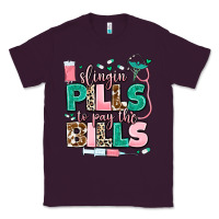 Plum slingin' pills to pay the bills Classic Tee - MaliasSmallBusiness