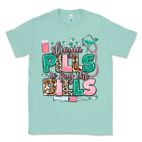 Seafoam slingin' pills to pay the bills Classic Tee - MaliasSmallBusiness