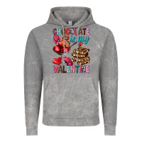 Cloud Rock chocolate is my valentine Vintage Hoodie - NancyCooperArtShop