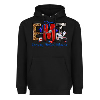 Black emt emergency medical technician Heavyweight Hoodie - OliviaCreatesArt