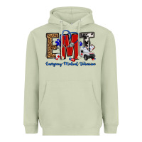 Matcha emt emergency medical technician Heavyweight Hoodie - OliviaCreatesArt