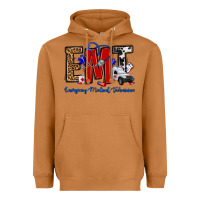 Meerkat emt emergency medical technician Heavyweight Hoodie - OliviaCreatesArt