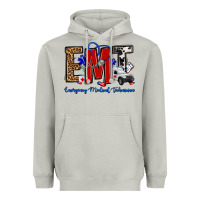 Moon Dust emt emergency medical technician Heavyweight Hoodie - OliviaCreatesArt