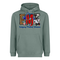 Sage emt emergency medical technician Heavyweight Hoodie - OliviaCreatesArt