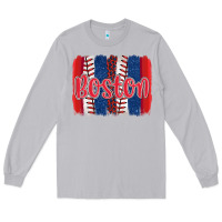 Moon Dust boston baseball team spirit brushstrokes Long Sleeve Tee - Artiststas