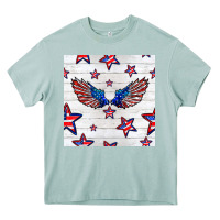 Arona patriotic eagle wing Heavy Core Tee - BundleAndBundleShop